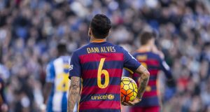 Dani Alves is back at Camp Nou to rebuild his former club